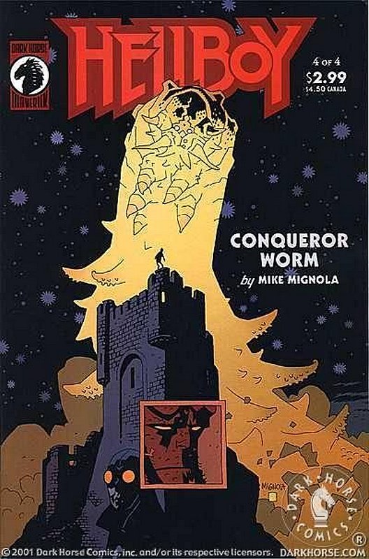 Cover of Hellboy: Conqueror Worm (2001 Ltd) #4. One of 250,000 Vintage American Comics on sale from Krypton!
