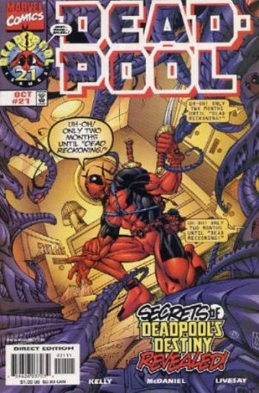 Cover of Deadpool (Vol 1) #21. One of 250,000 Vintage American Comics on sale from Krypton!