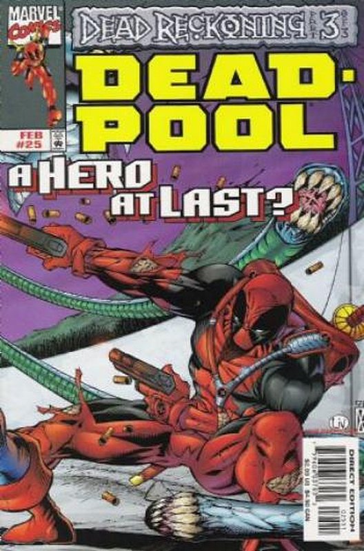 Cover of Deadpool (Vol 1) #25. One of 250,000 Vintage American Comics on sale from Krypton!