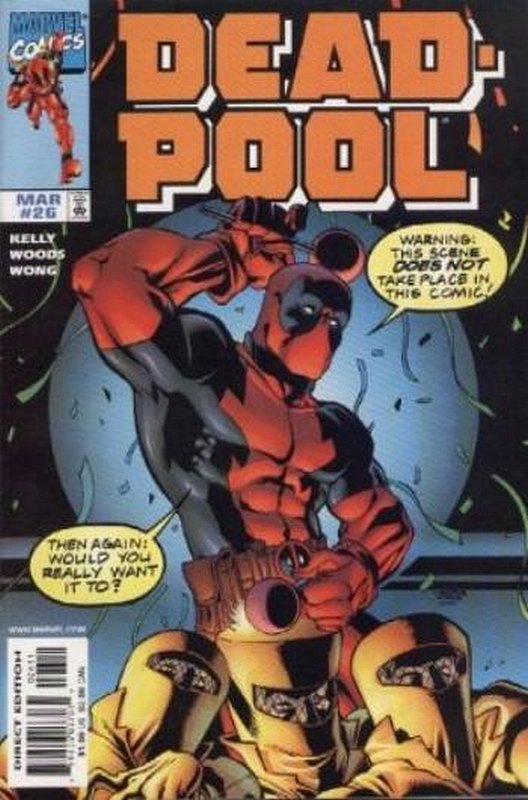 Cover of Deadpool (Vol 1) #26. One of 250,000 Vintage American Comics on sale from Krypton!