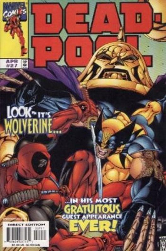 Cover of Deadpool (Vol 1) #27. One of 250,000 Vintage American Comics on sale from Krypton!
