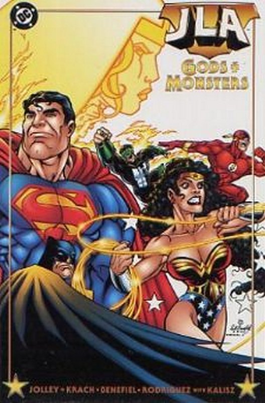 Cover of JLA: Gods & Monsters (2001 One Shot) #1. One of 250,000 Vintage American Comics on sale from Krypton!