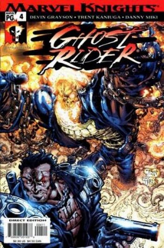 Cover of Ghost Rider (2001 Ltd) #4. One of 250,000 Vintage American Comics on sale from Krypton!