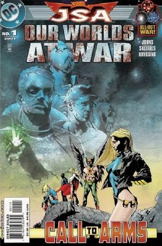 Cover of JSA: Our Worlds at War (2001 One Shot) #1. One of 250,000 Vintage American Comics on sale from Krypton!