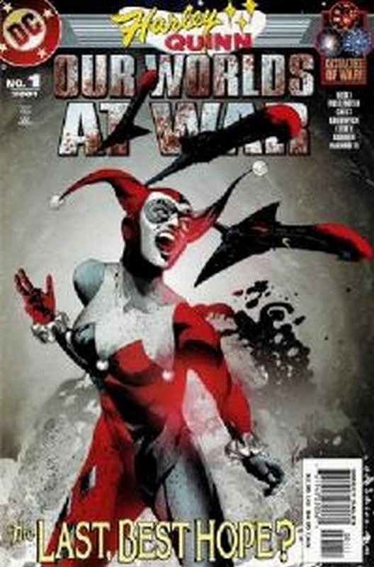 Cover of Harley Quinn: Our Worlds at War (2001 One Shot) #1. One of 250,000 Vintage American Comics on sale from Krypton!