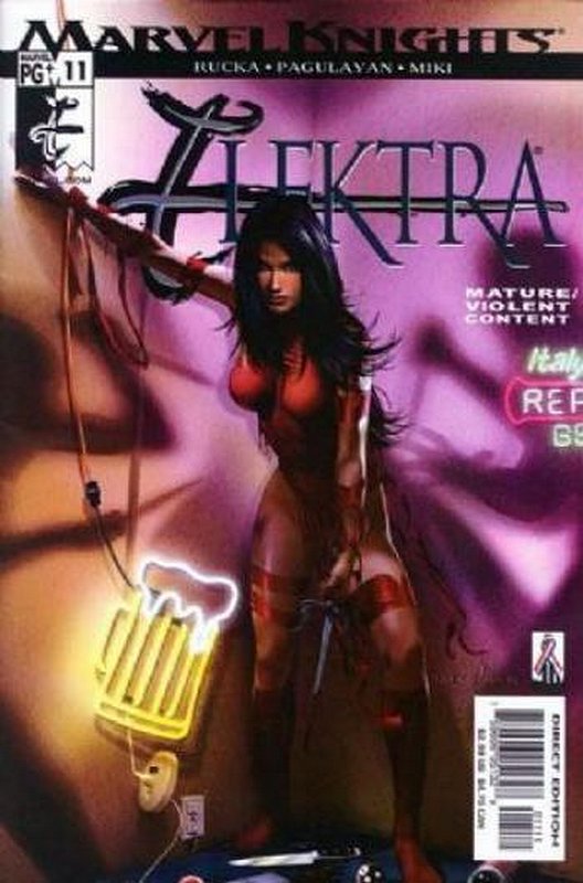 Cover of Elektra (Vol 2) #11. One of 250,000 Vintage American Comics on sale from Krypton!