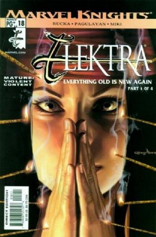 Cover of Elektra (Vol 2) #18. One of 250,000 Vintage American Comics on sale from Krypton!