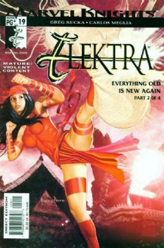 Cover of Elektra (Vol 2) #19. One of 250,000 Vintage American Comics on sale from Krypton!