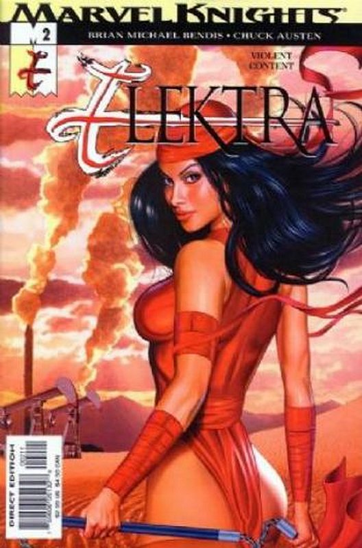 Cover of Elektra (Vol 2) #2. One of 250,000 Vintage American Comics on sale from Krypton!