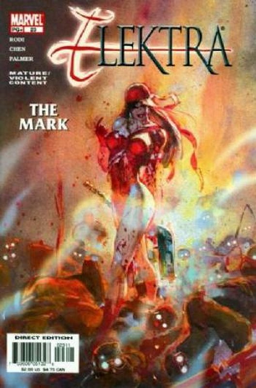 Cover of Elektra (Vol 2) #23. One of 250,000 Vintage American Comics on sale from Krypton!