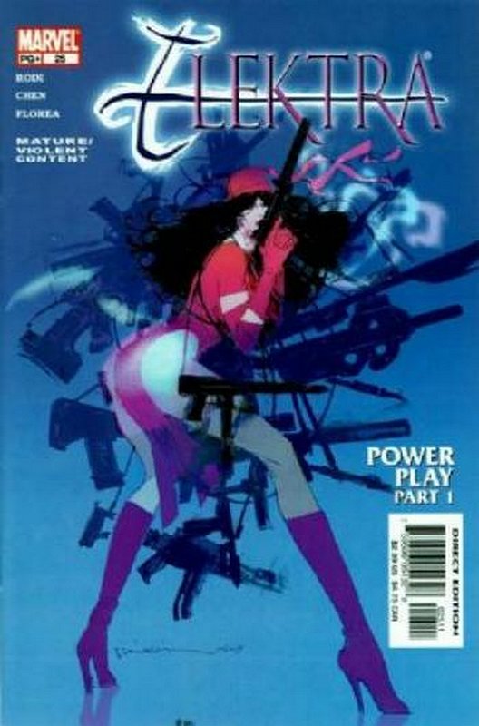 Cover of Elektra (Vol 2) #25. One of 250,000 Vintage American Comics on sale from Krypton!