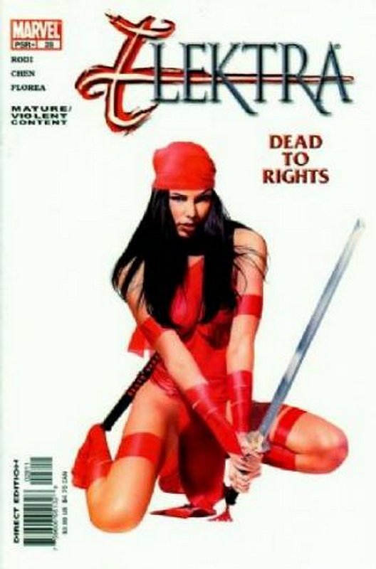 Cover of Elektra (Vol 2) #28. One of 250,000 Vintage American Comics on sale from Krypton!