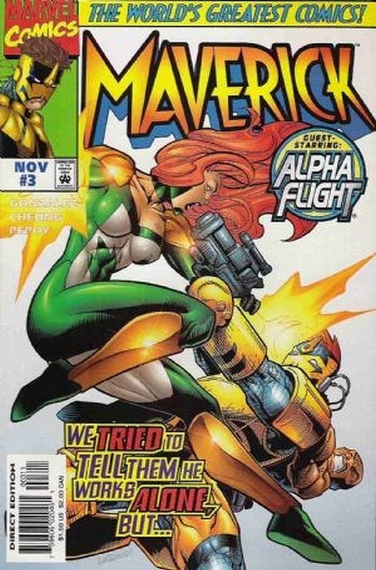 Cover of Maverick (Vol 1) #3. One of 250,000 Vintage American Comics on sale from Krypton!