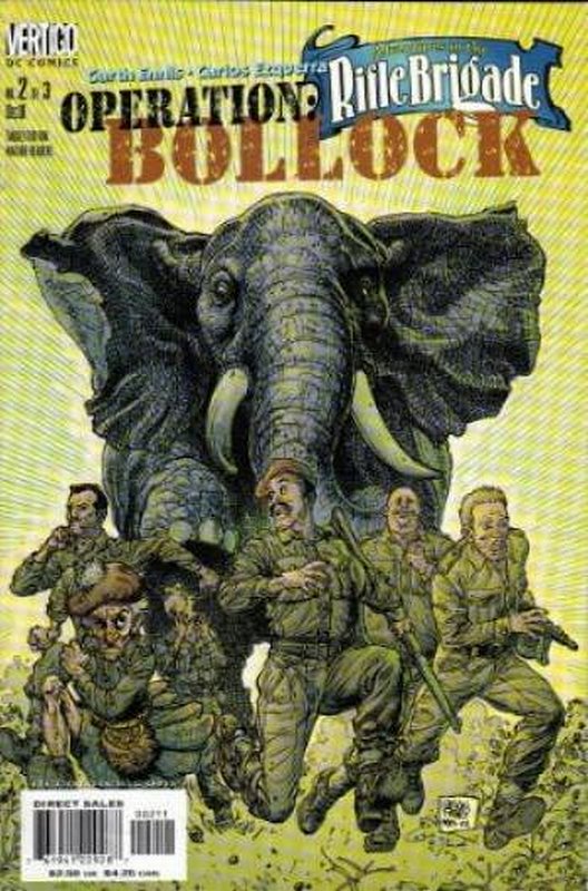 Cover of Adventures in the Rifle Brigade: Operation Bollock #2. One of 250,000 Vintage American Comics on sale from Krypton!