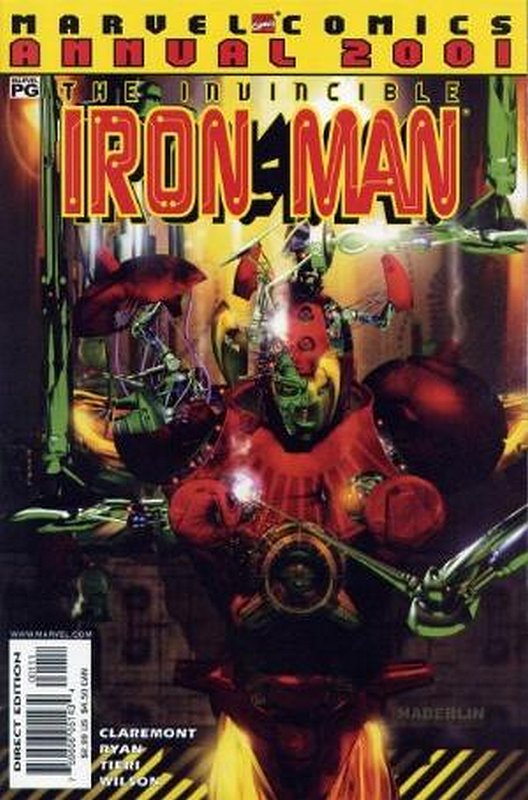 Cover of Iron Man Annual 2001 #2001. One of 250,000 Vintage American Comics on sale from Krypton!