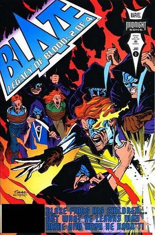 Cover of Blaze: Legacy of Blood (1993 Ltd) #2. One of 250,000 Vintage American Comics on sale from Krypton!