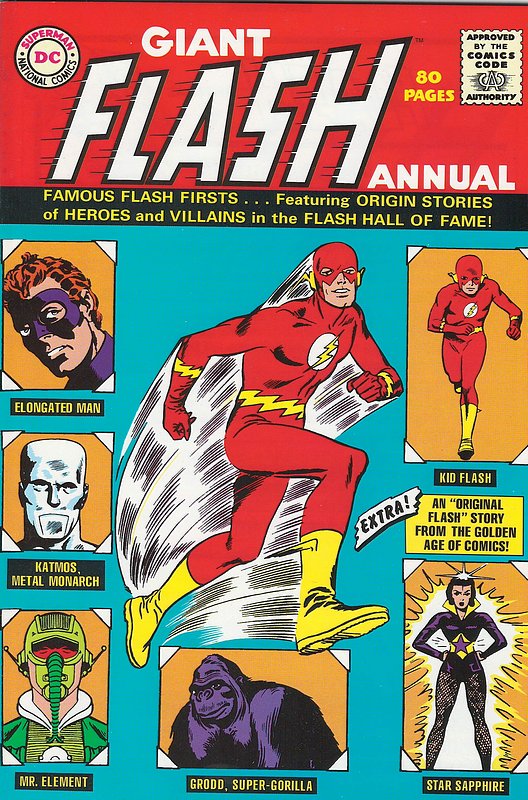 Cover of Flash Annual (1963 Replica Ed) #1. One of 250,000 Vintage American Comics on sale from Krypton!