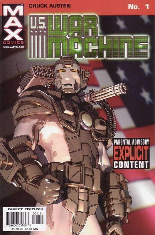 Cover of US War Machine (2001 Ltd) #1. One of 250,000 Vintage American Comics on sale from Krypton!