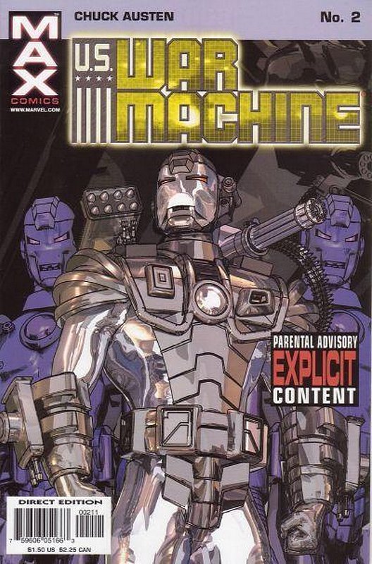 Cover of US War Machine (2001 Ltd) #2. One of 250,000 Vintage American Comics on sale from Krypton!