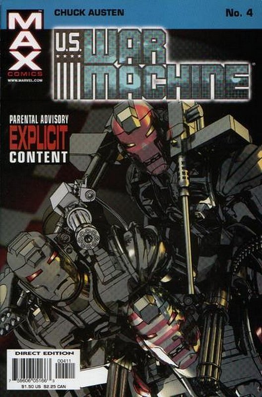 Cover of US War Machine (2001 Ltd) #4. One of 250,000 Vintage American Comics on sale from Krypton!