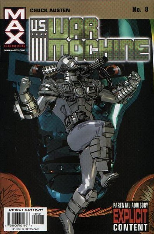 Cover of US War Machine (2001 Ltd) #8. One of 250,000 Vintage American Comics on sale from Krypton!