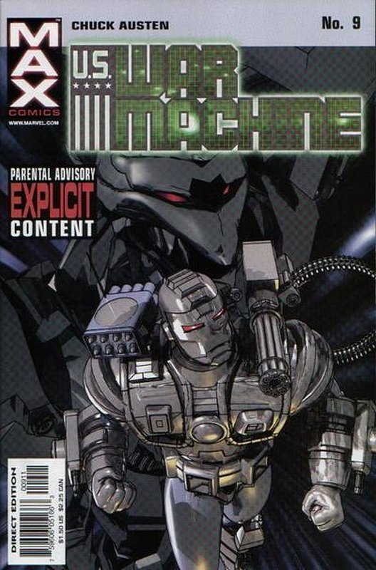 Cover of US War Machine (2001 Ltd) #9. One of 250,000 Vintage American Comics on sale from Krypton!
