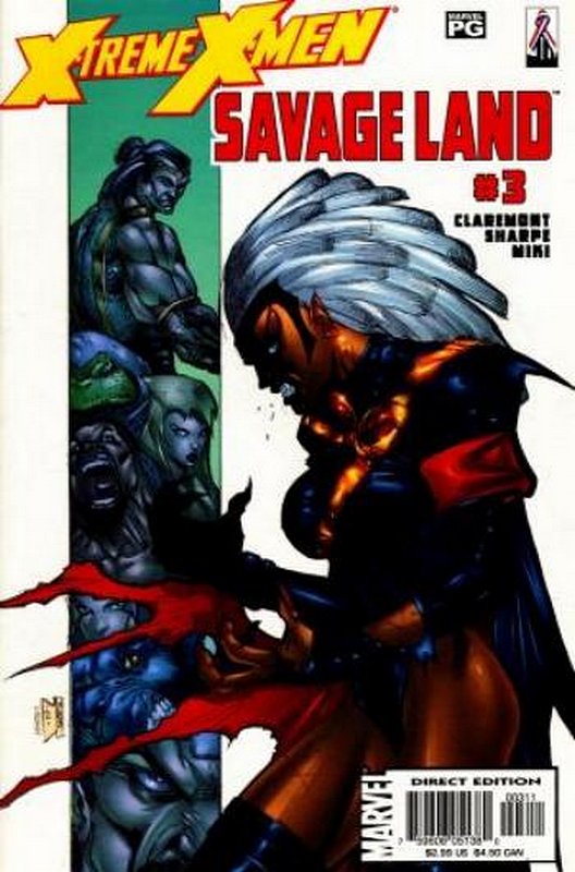 Cover of X-treme X-Men: Savage Land (2001 Ltd) #3. One of 250,000 Vintage American Comics on sale from Krypton!