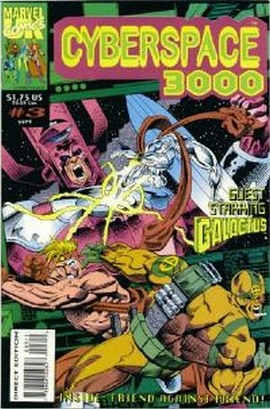 Cover of Cyberspace 3000 (Vol 1) #3. One of 250,000 Vintage American Comics on sale from Krypton!