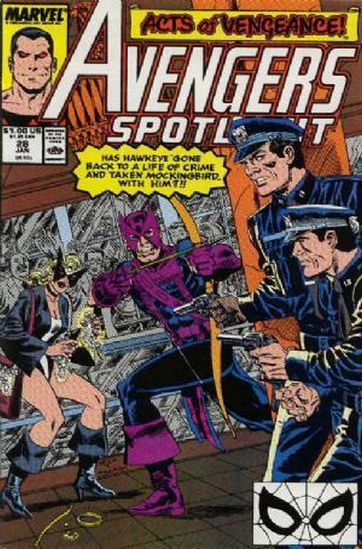 Cover of Avengers Spotlight (Vol 1) #28. One of 250,000 Vintage American Comics on sale from Krypton!