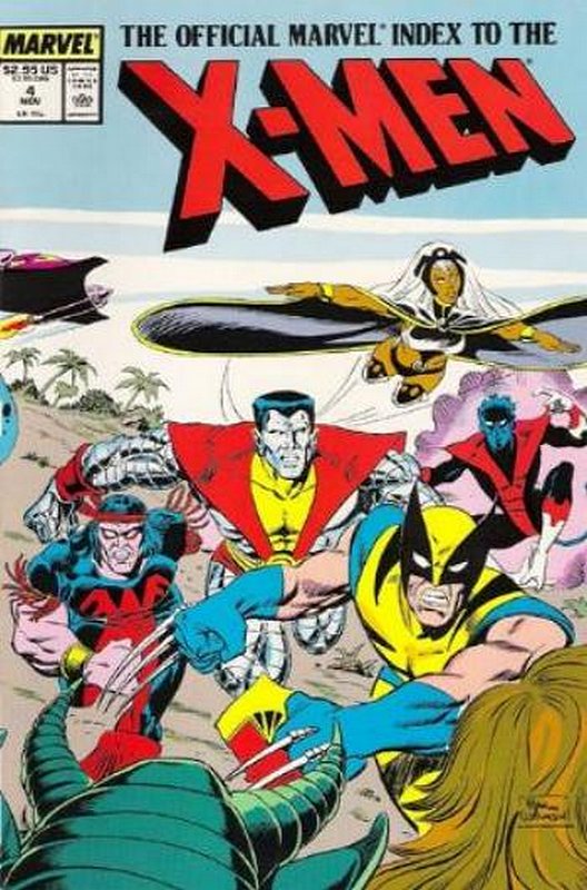 Cover of X-Men: Official Marvel Index to the (Vol 1) #4. One of 250,000 Vintage American Comics on sale from Krypton!
