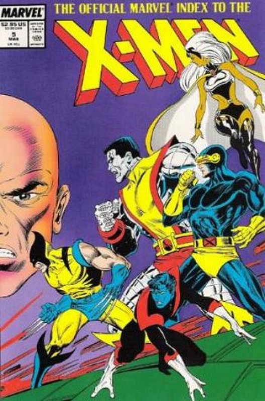 Cover of X-Men: Official Marvel Index to the (Vol 1) #5. One of 250,000 Vintage American Comics on sale from Krypton!