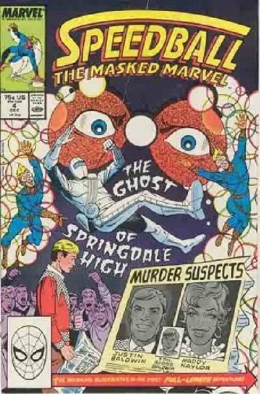 Cover of Speedball (Vol 1) The Masked Marvel #4. One of 250,000 Vintage American Comics on sale from Krypton!