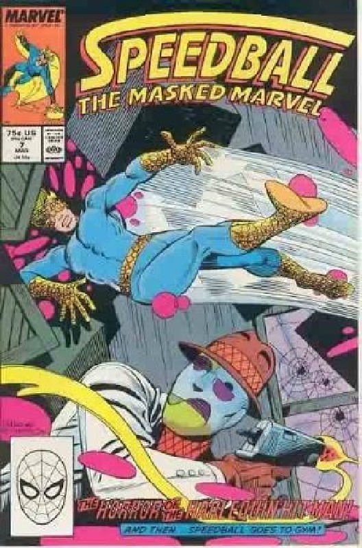 Cover of Speedball (Vol 1) The Masked Marvel #7. One of 250,000 Vintage American Comics on sale from Krypton!