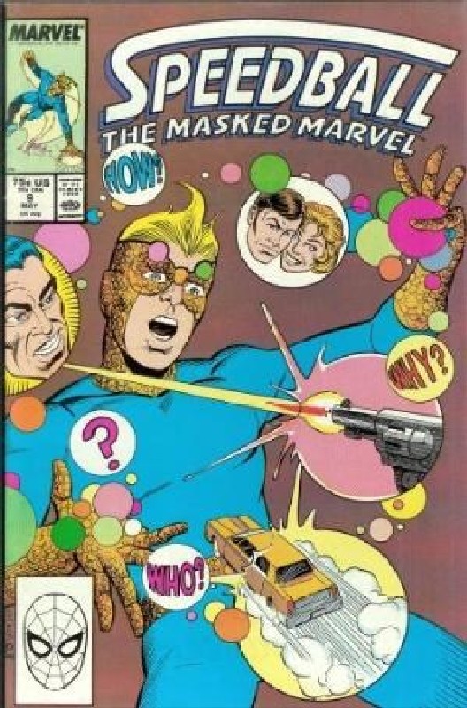Cover of Speedball (Vol 1) The Masked Marvel #9. One of 250,000 Vintage American Comics on sale from Krypton!
