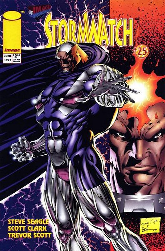 Cover of Stormwatch (Vol 1) #25. One of 250,000 Vintage American Comics on sale from Krypton!