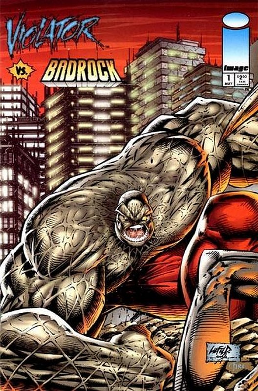 Cover of Violator vs Badrock #1. One of 250,000 Vintage American Comics on sale from Krypton!