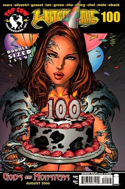 Cover of Witchblade (Vol 1) #100. One of 250,000 Vintage American Comics on sale from Krypton!