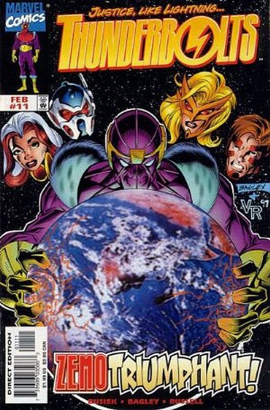 Cover of Thunderbolts (Vol 1) #11. One of 250,000 Vintage American Comics on sale from Krypton!