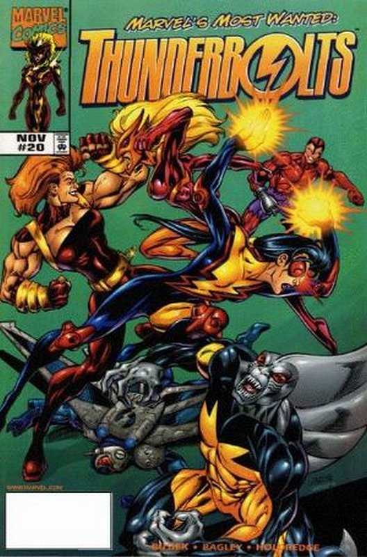 Cover of Thunderbolts (Vol 1) #20. One of 250,000 Vintage American Comics on sale from Krypton!