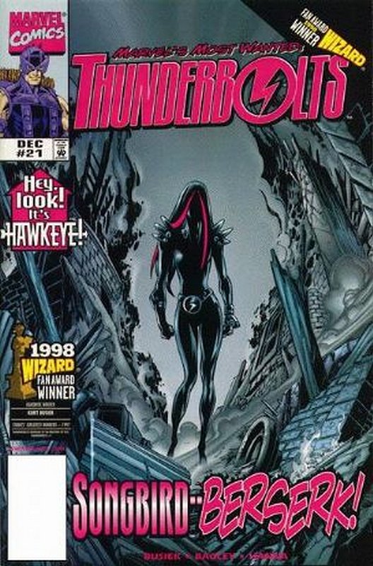 Cover of Thunderbolts (Vol 1) #21. One of 250,000 Vintage American Comics on sale from Krypton!