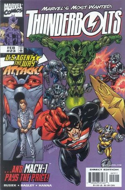 Cover of Thunderbolts (Vol 1) #23. One of 250,000 Vintage American Comics on sale from Krypton!