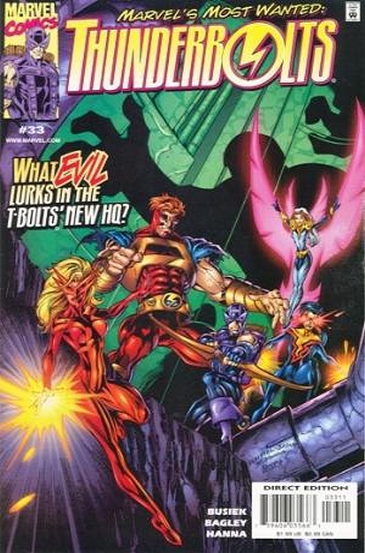 Cover of Thunderbolts (Vol 1) #33. One of 250,000 Vintage American Comics on sale from Krypton!