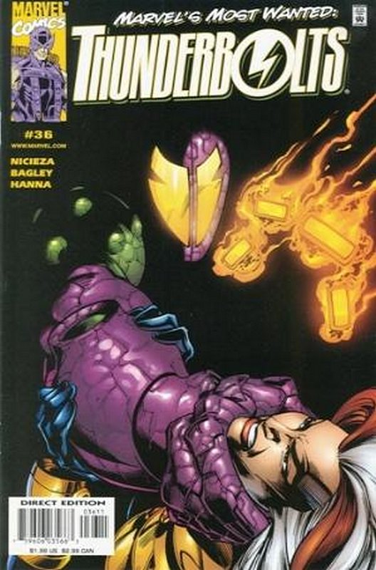 Cover of Thunderbolts (Vol 1) #36. One of 250,000 Vintage American Comics on sale from Krypton!