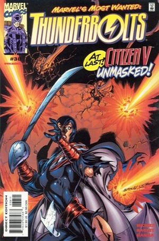 Cover of Thunderbolts (Vol 1) #38. One of 250,000 Vintage American Comics on sale from Krypton!