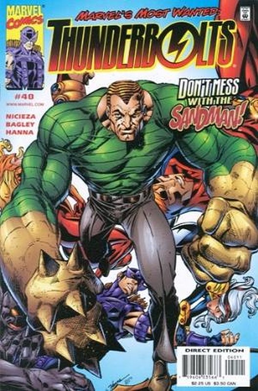 Cover of Thunderbolts (Vol 1) #40. One of 250,000 Vintage American Comics on sale from Krypton!