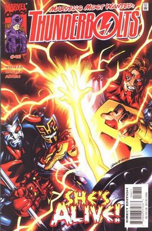 Cover of Thunderbolts (Vol 1) #46. One of 250,000 Vintage American Comics on sale from Krypton!