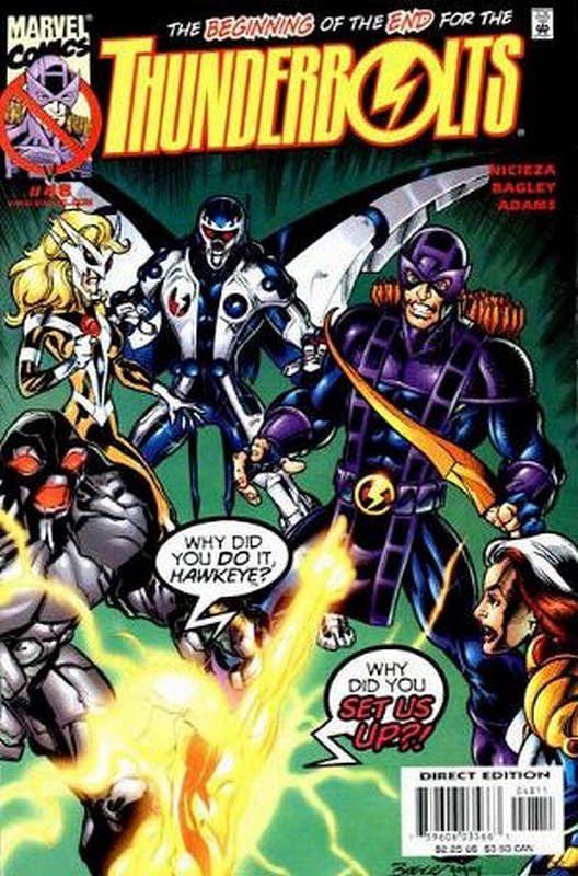 Cover of Thunderbolts (Vol 1) #48. One of 250,000 Vintage American Comics on sale from Krypton!