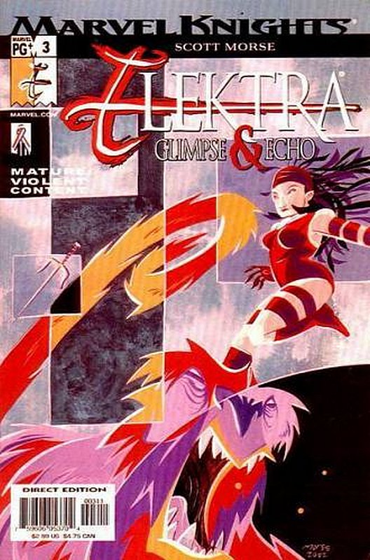 Cover of Elektra: Glimpse & Echo (2002 Ltd) #3. One of 250,000 Vintage American Comics on sale from Krypton!