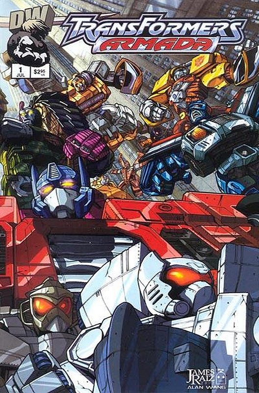 Cover of Transformers: Armada/Energon #1. One of 250,000 Vintage American Comics on sale from Krypton!