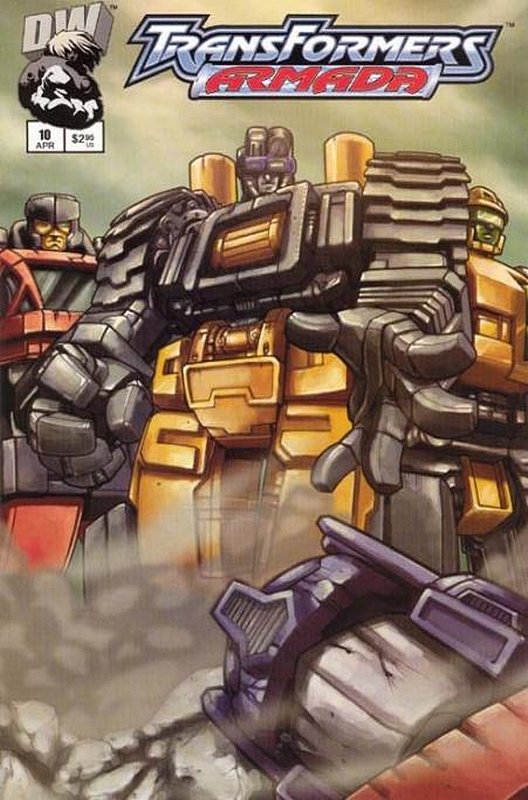 Cover of Transformers: Armada/Energon #10. One of 250,000 Vintage American Comics on sale from Krypton!